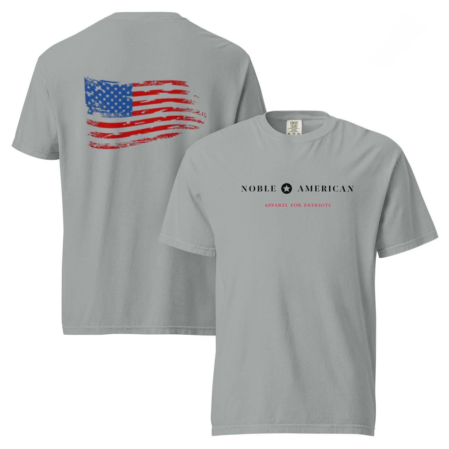 American Flag garment-dyed heavyweight t-shirt