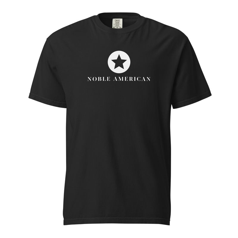 Star Logo (white) garment-dyed heavyweight t-shirt