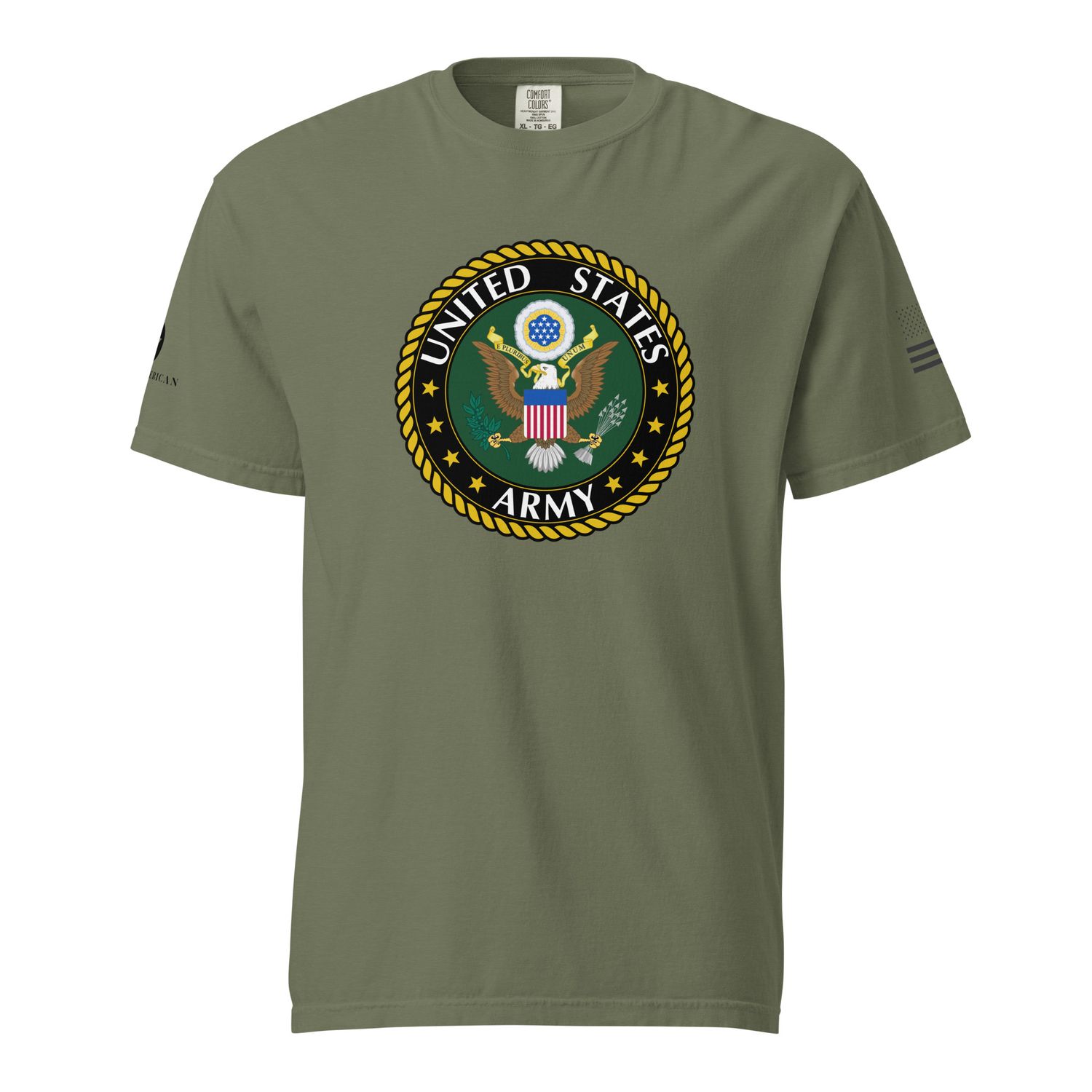USA Color Seal garment-dyed heavyweight t-shirt