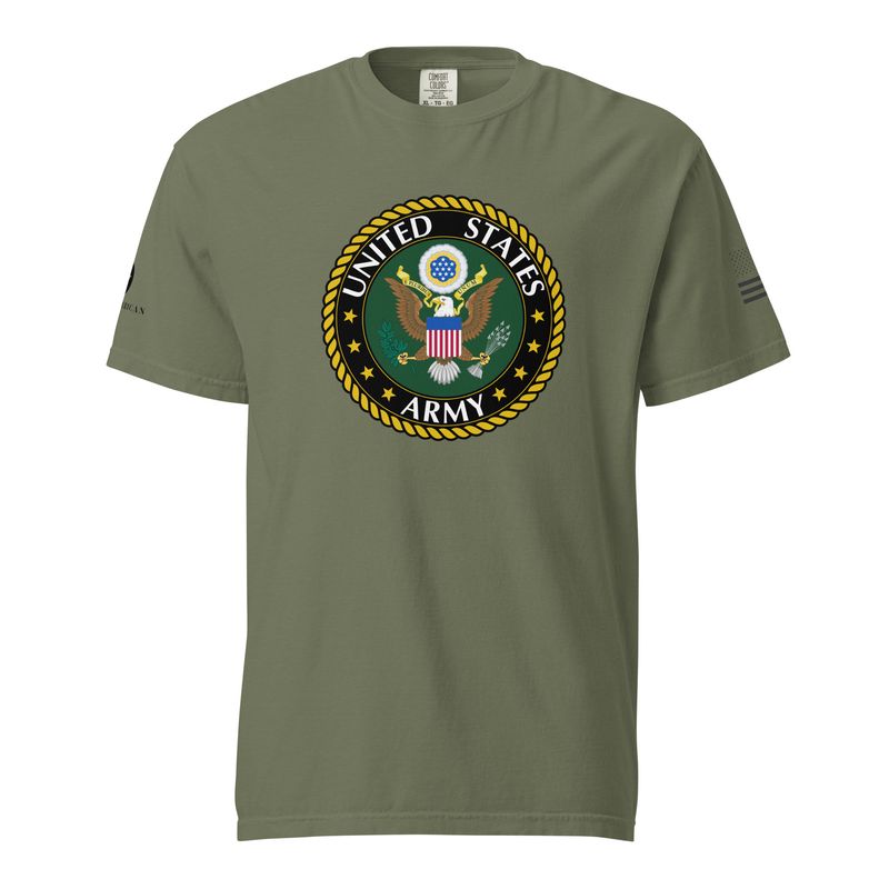 USA Color Seal garment-dyed heavyweight t-shirt