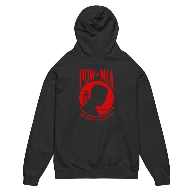 Not Forgotten garment-dyed lightweight hoodie