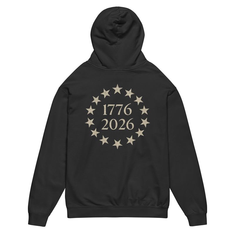 1776-2026 garment-dyed lightweight hoodie