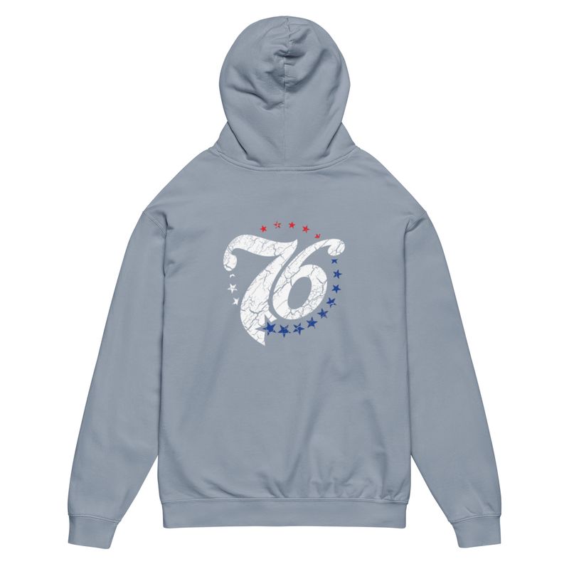 76 garment-dyed lightweight hoodie