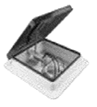 14 x 14 Roof vent Fan with smoke cover