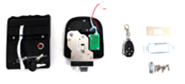Electronic Camper lock with Keypad and Remote