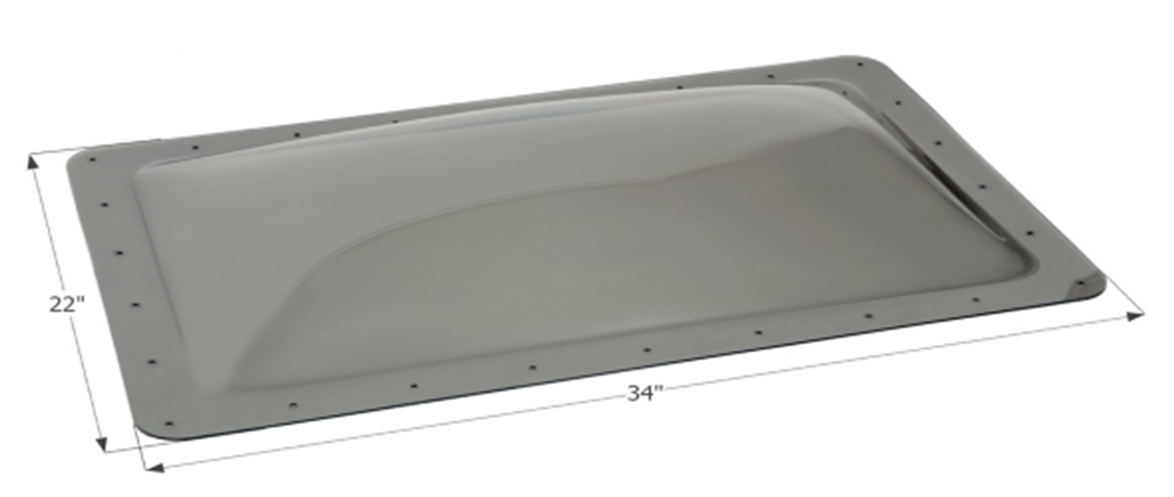 Skylight 22 x 22 Smoke or Clear