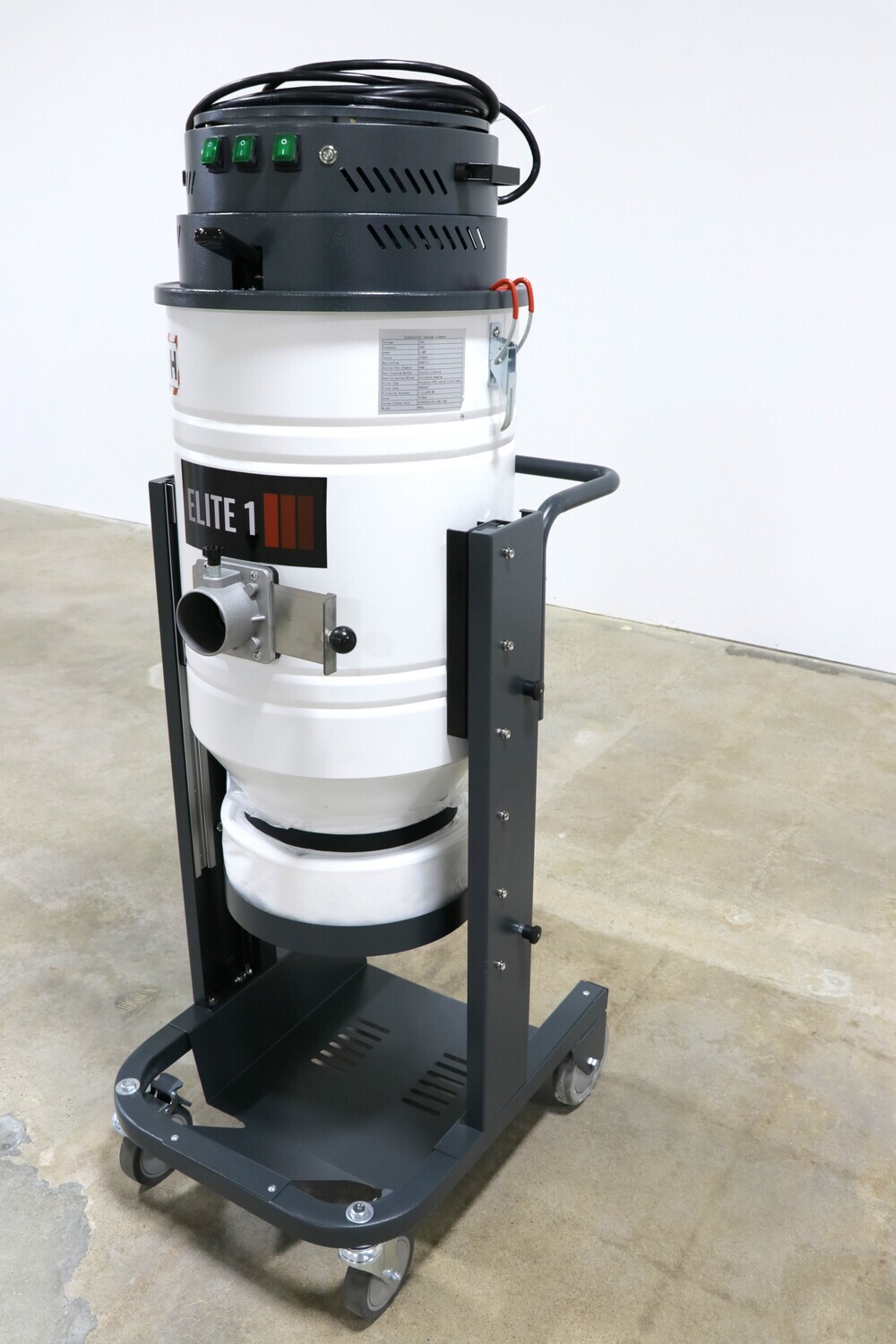 ELITE 1 Heavy Duty Dust Vacuum 110V / 20 AMP / 330 CFM
