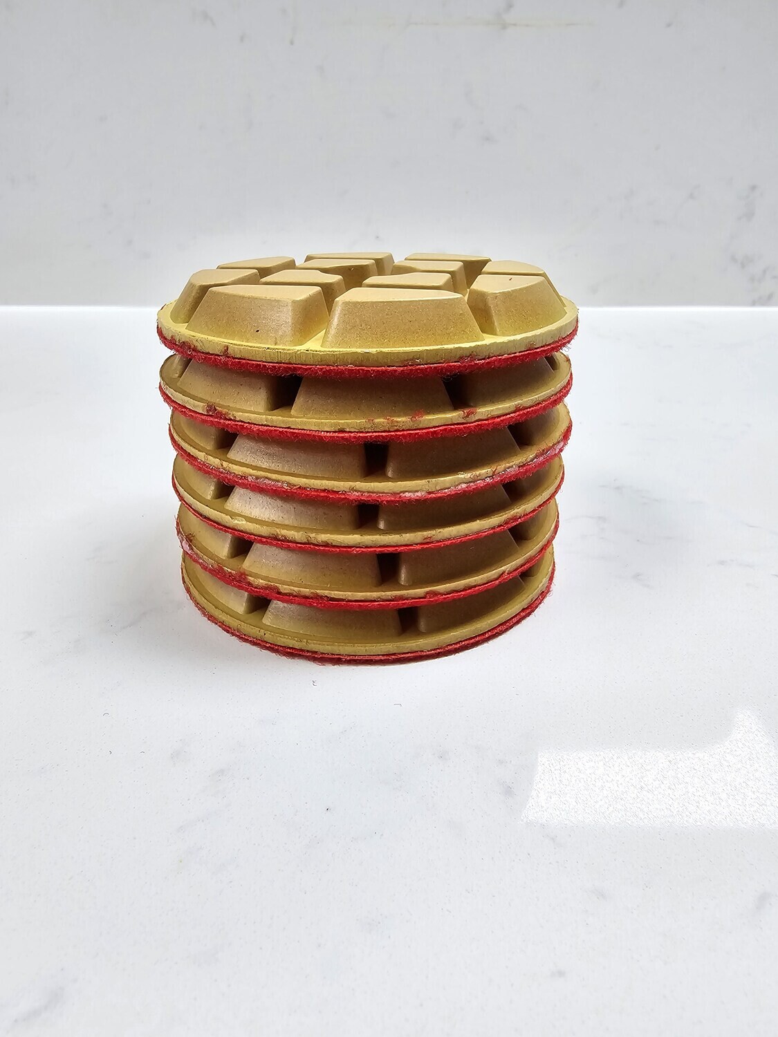4" Metal Bond Diamond Polishing Pad 800 Grit for Concrete, Marble, and Granite Floors - Wet / Dry
