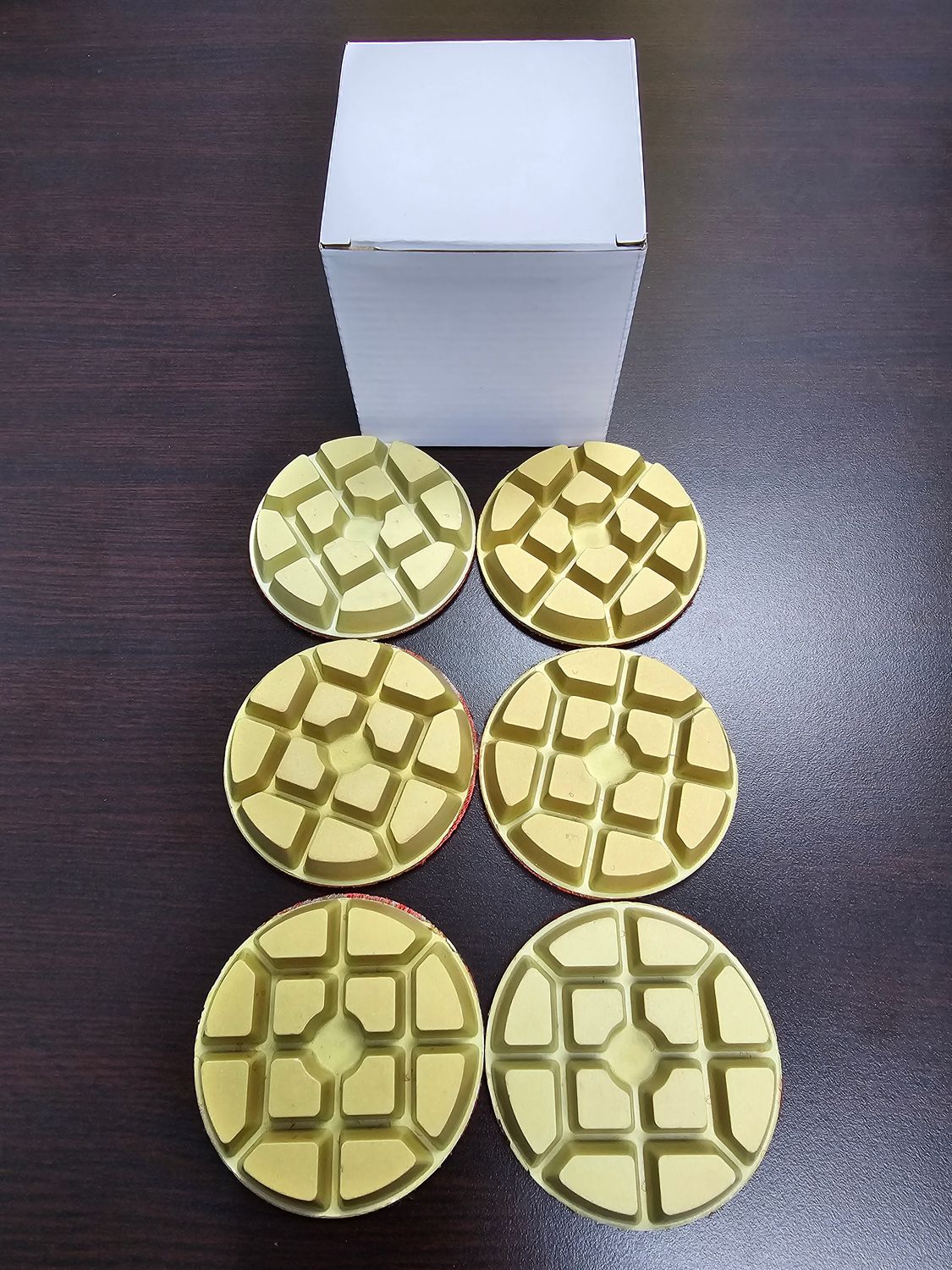 3" Metal Bond Diamond Polishing Pad 1800 Grit for Concrete, Marble and Granite Floor - Wet / Dry