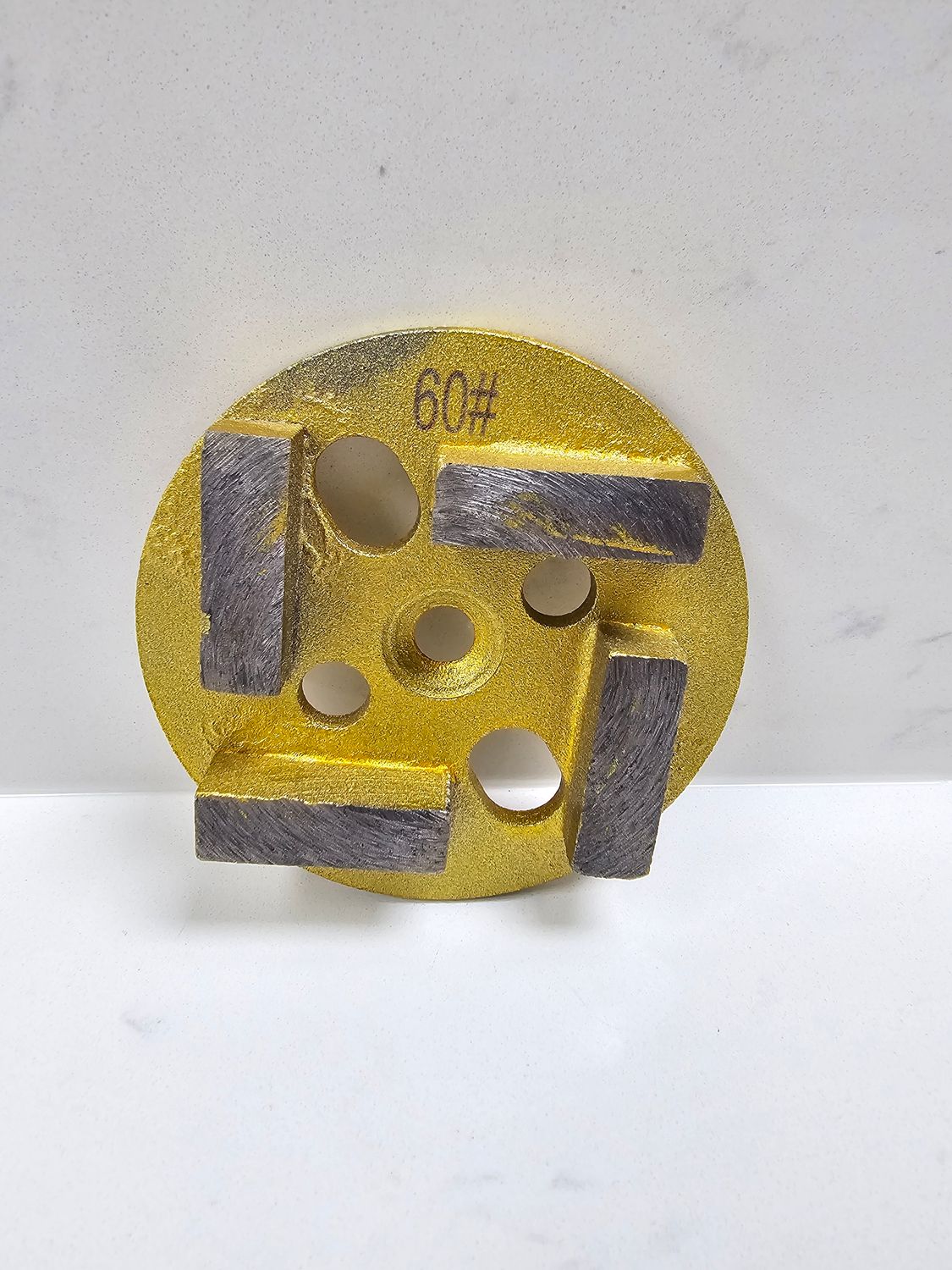 4 Inch Soft Bond Full Metal 60 Grit for Hard Concrete