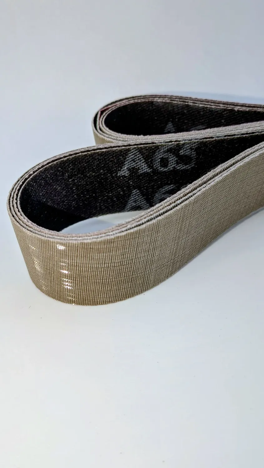 A65 P280 grit 1x30 abrasive belt comparable to 3M Trizact. shipping from Precision Edge to Canada &amp; United States.