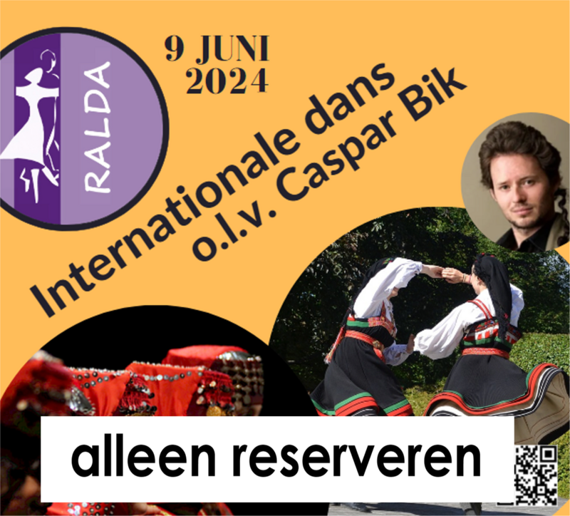 9 juni - Workshop internationale dans met Caspar Bik (ALLEEN RESERVEREN)