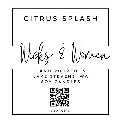 Citrus Splash 8oz Scented Soy Candle