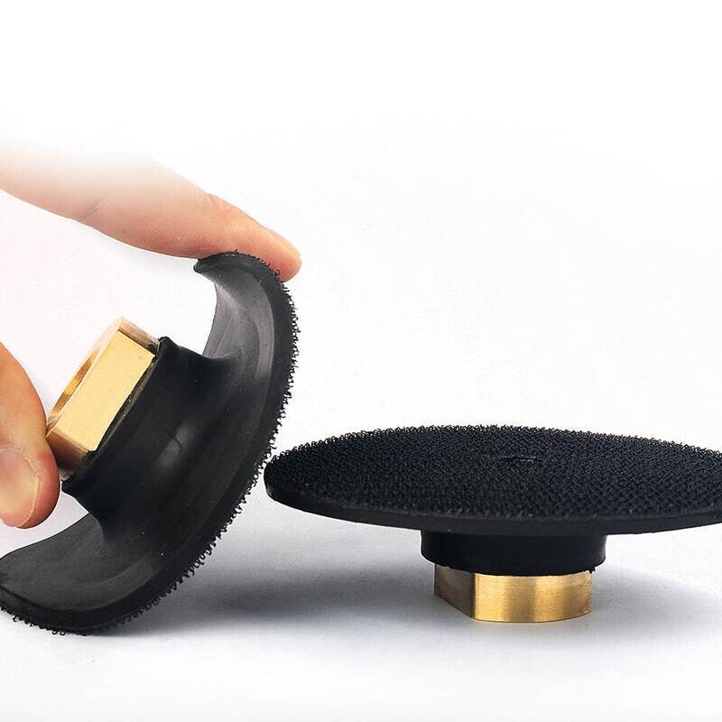 Aufnahmeteller aus Gummi für Diamantpads 100 mm