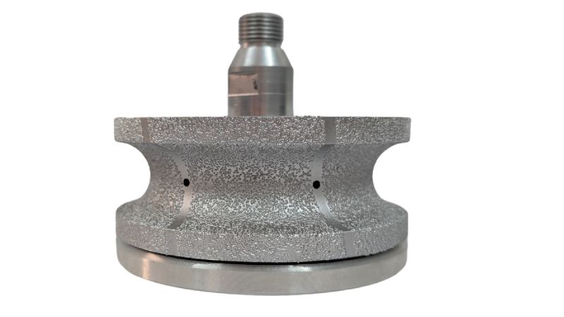 Diamant Halbrundstabfräser Radius 3 cm