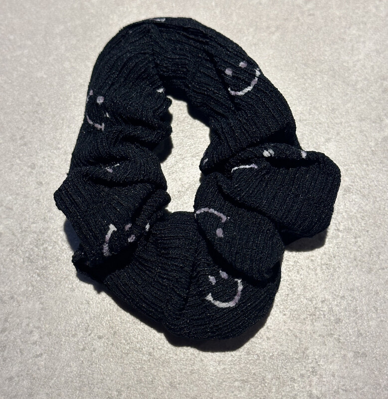 Haargummis Smiley schwarz (Kopie)