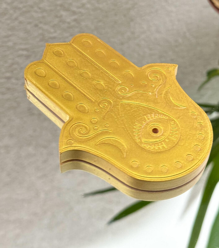 Räucherstäbchenhalter die Hand von Fatima Variante 2