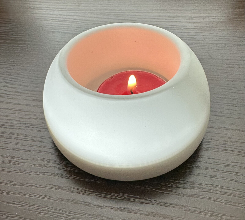 Teelichthalter weiß