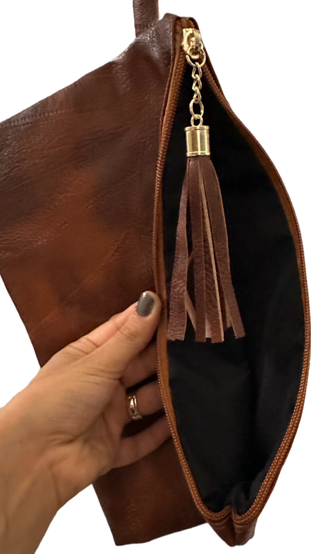 Tasche/ Clutch Braun