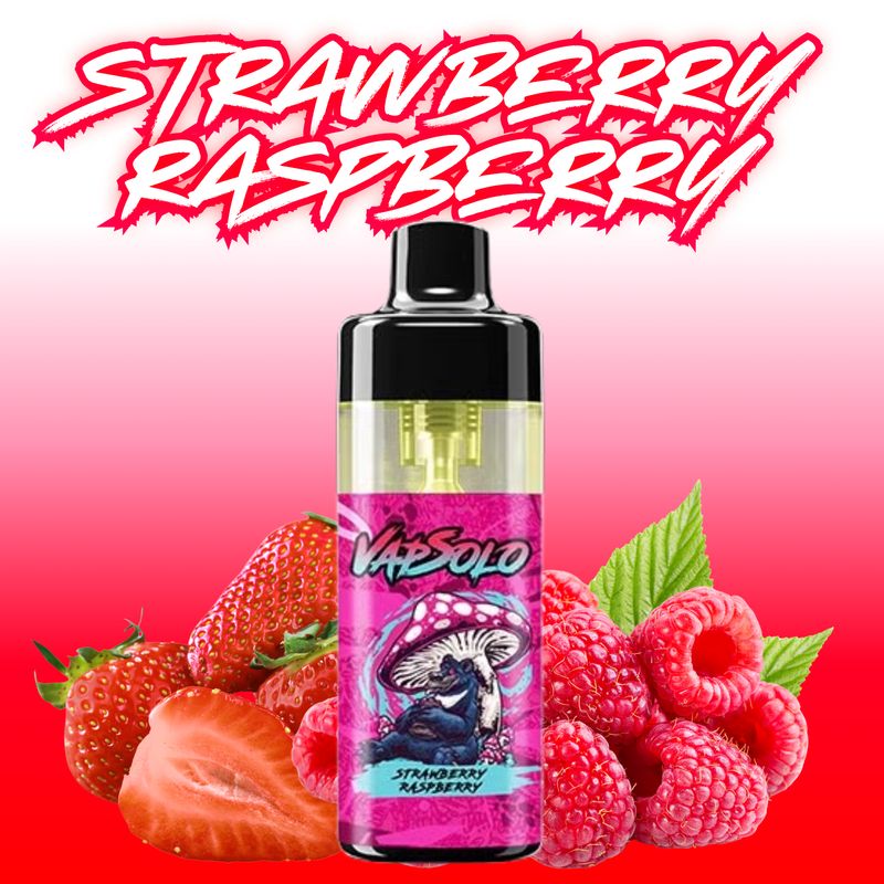 VAPSOLO DISPOSABLE STRAWBERRY RASPBERRY
