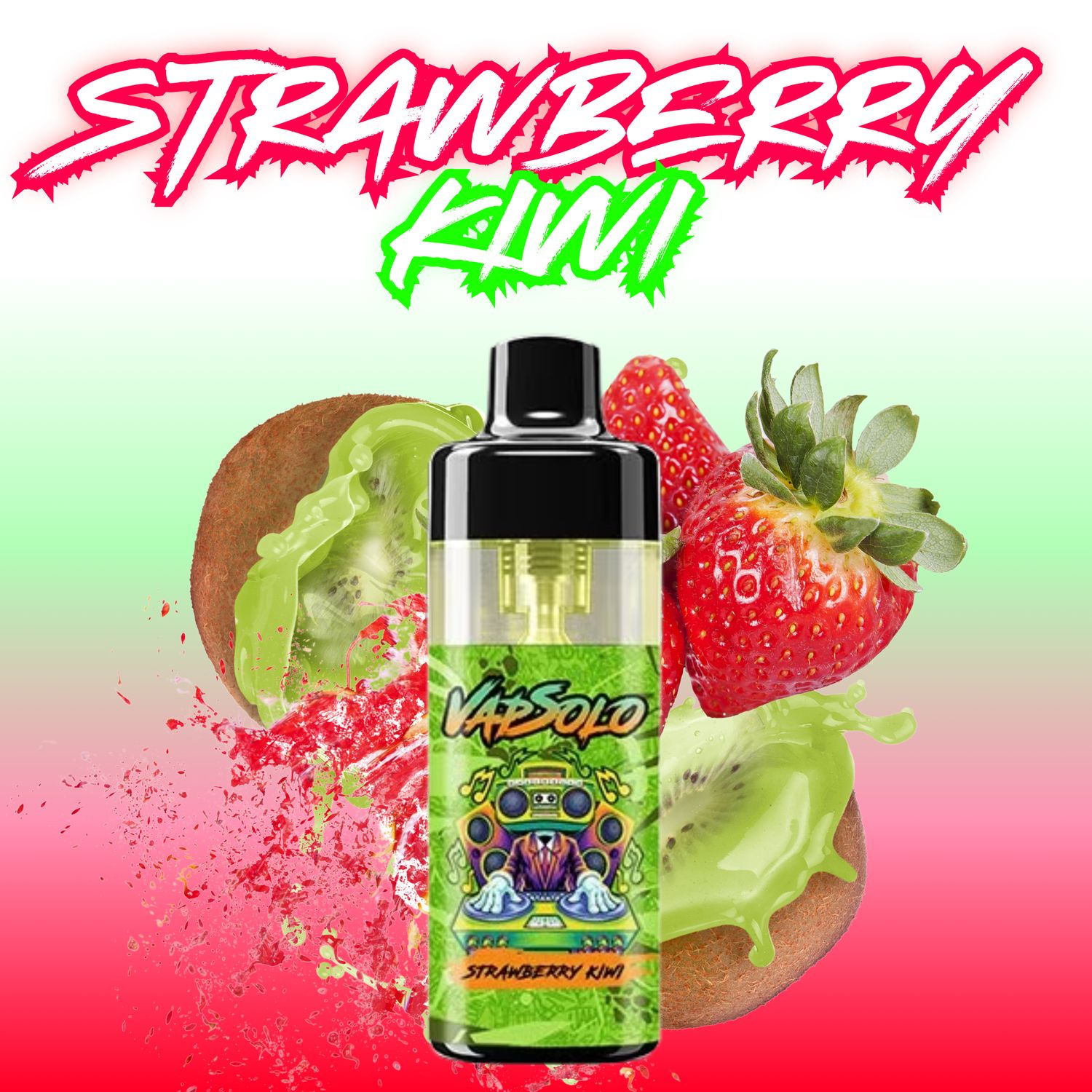 VAPSOLO DISPOSABLE STRAWBERRY KIWI