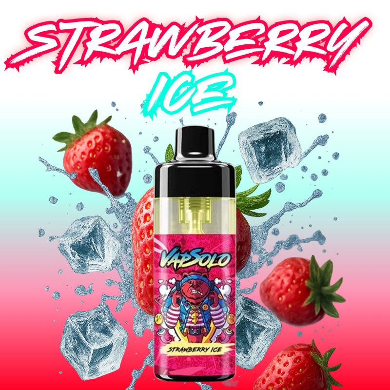 VAPSOLO DISPOSABLE STRAWBERRY ICE