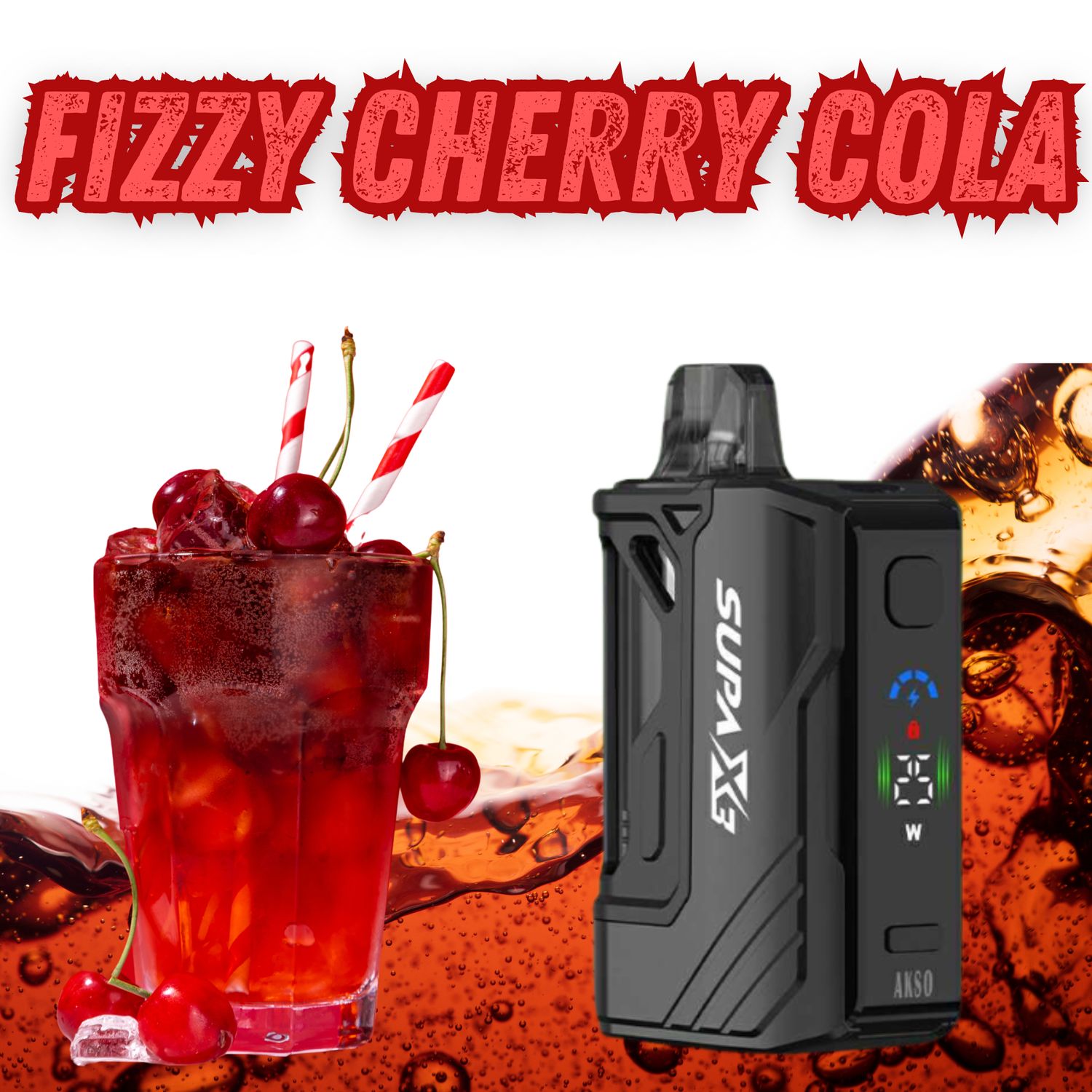 SUPA X3 FIZZY CHERRY COLA