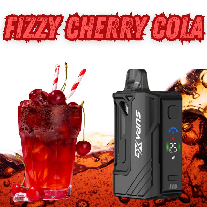 SUPA X3 FIZZY CHERRY COLA