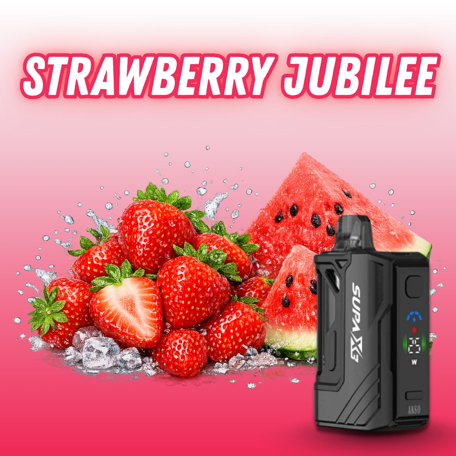 SUPA X3 STRAWBERRY JUBILEE