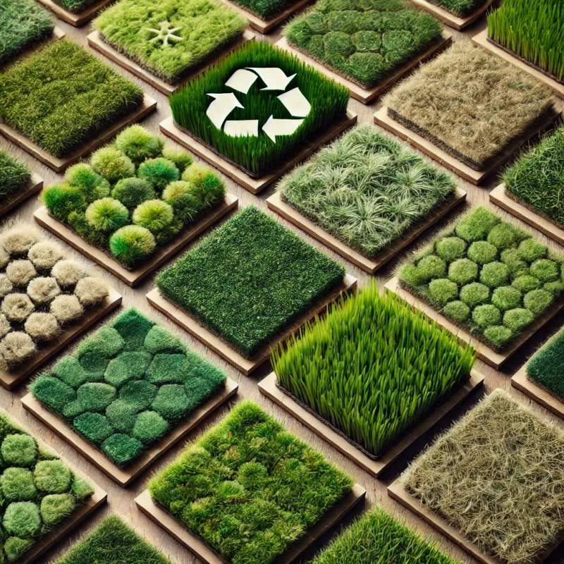 MUESTRAS DE CÉSPED RECICLADO