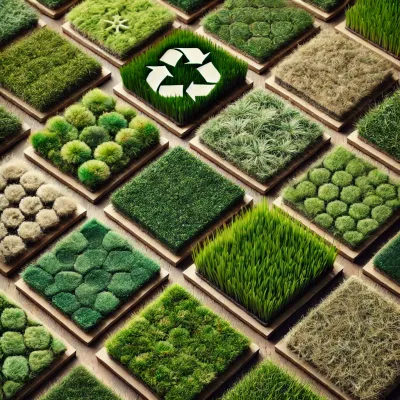 MUESTRAS DE CÉSPED RECICLADO