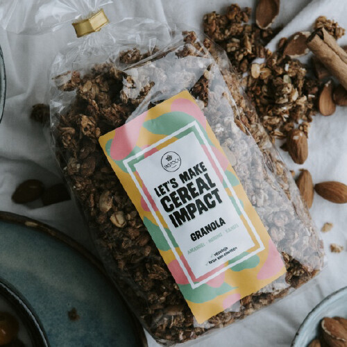 Granola Amandel, Kaneel, Honing