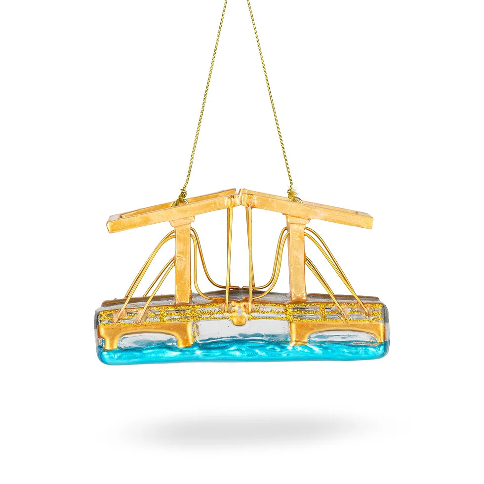 De Magere Brug Kerstbal Goud
