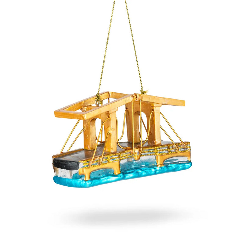 De Magere Brug Kerstbal Goud