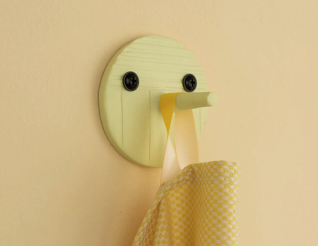 Nosy Yellow - Wall Hook