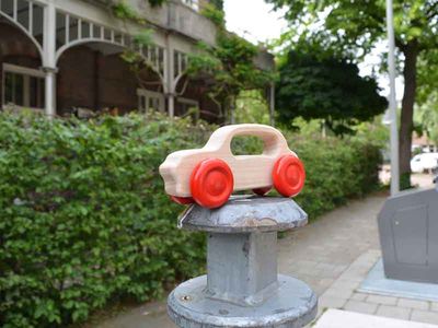 Taxi Amsterdams hout