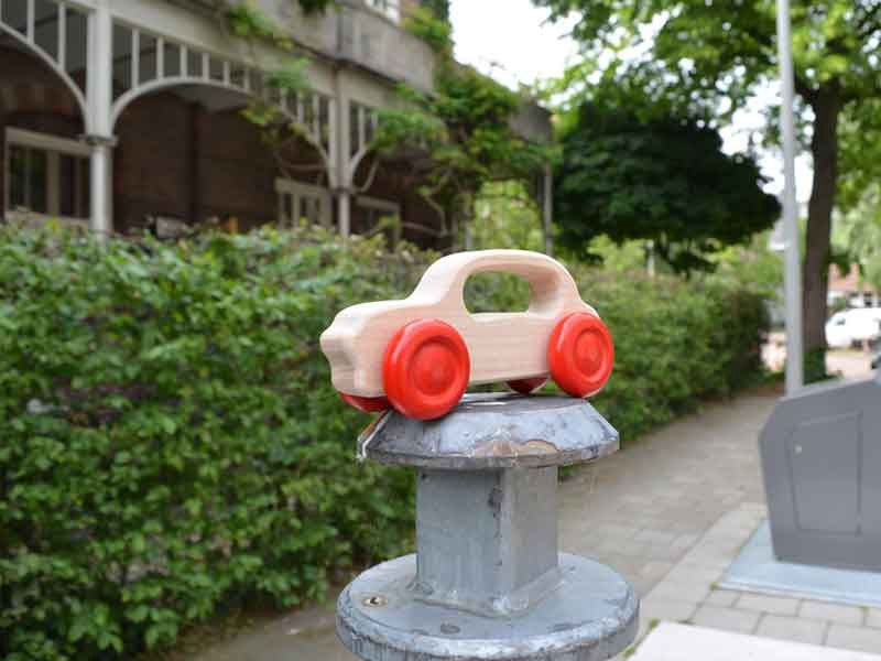 Taxi Amsterdams hout