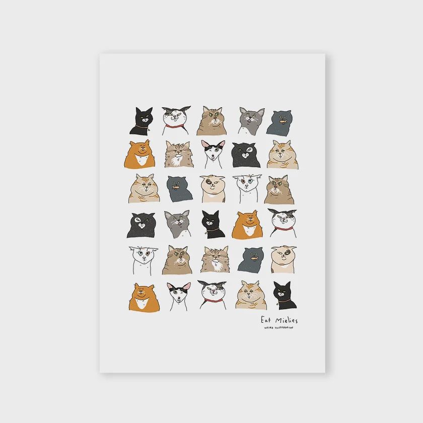 Cats Print