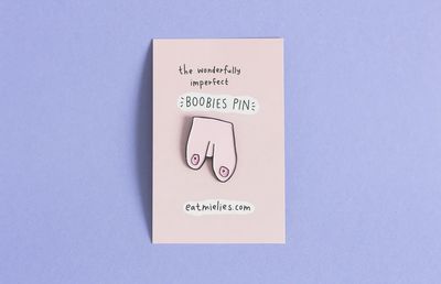 Boobies Pin Pink