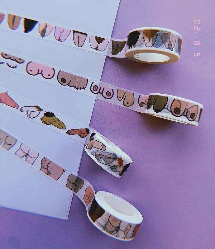 Butts Washi Tape