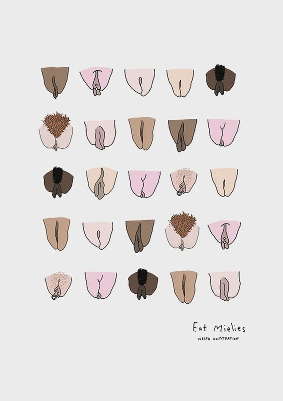 Vulva print A4