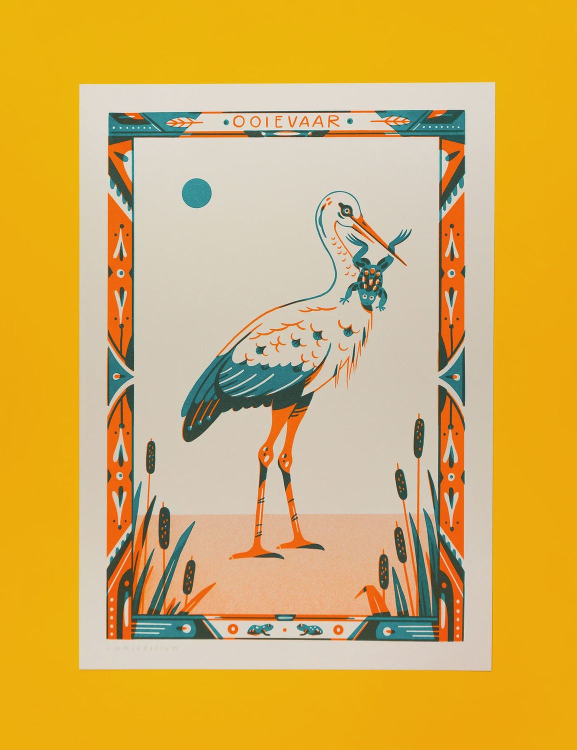 Ooievaar Riso Print A4