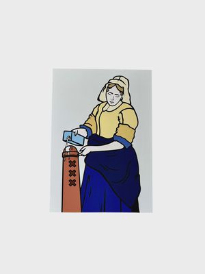 The milk maid print A4 Angelorina