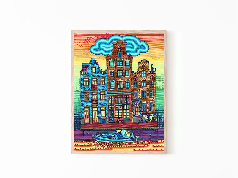 Print Amazing Amsterdam 30x40cm
