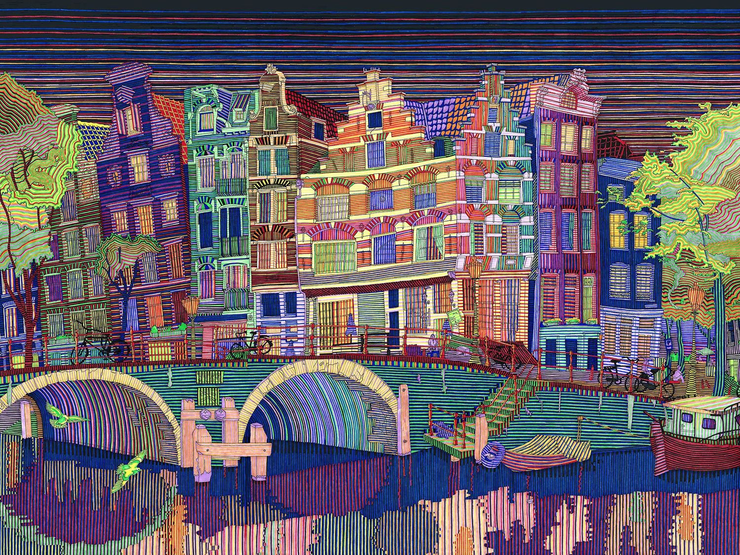 Print Brouwersgracht 30x40cm