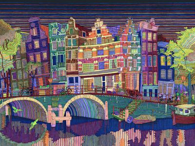 Print Brouwersgracht 30x40cm