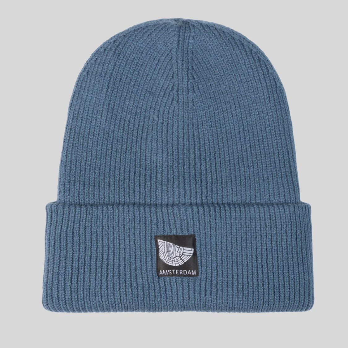 Beanie - 100% Recycled polyester, Color: Airforce Blue