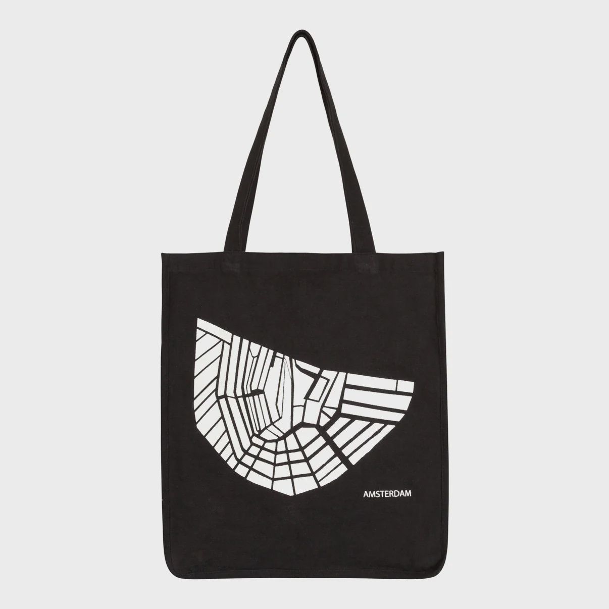 Totebag Amsterdam, Color: Black