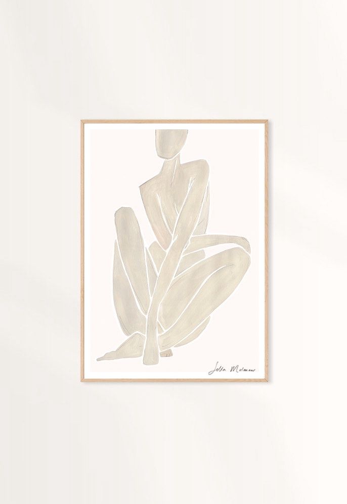 Print Bright Light Beige - A3