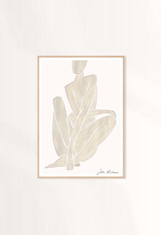 Print Bright Light Beige - A3